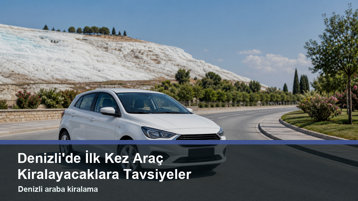 Denizli’de İlk Kez Araç Kiralayacaklara Tavsiyeler